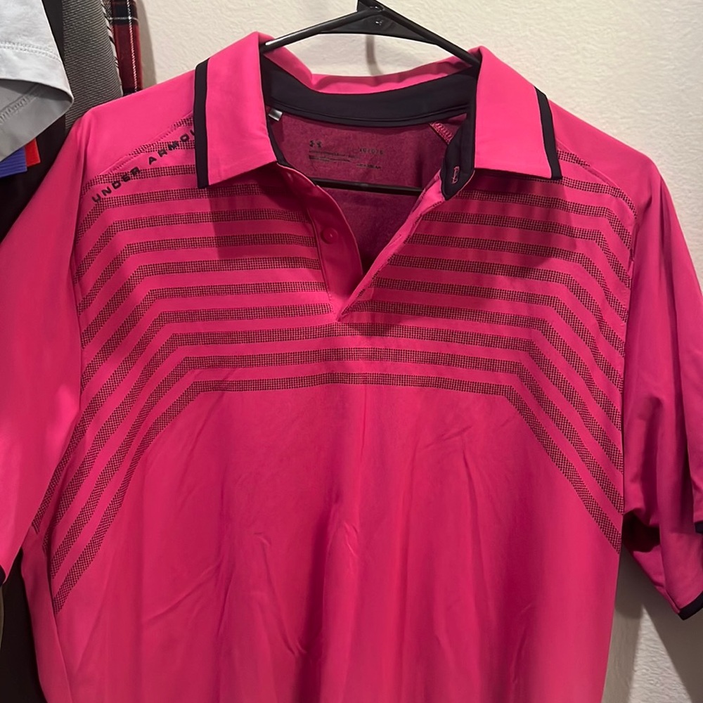Under Armour Heat Gear Mens Golf Shirt